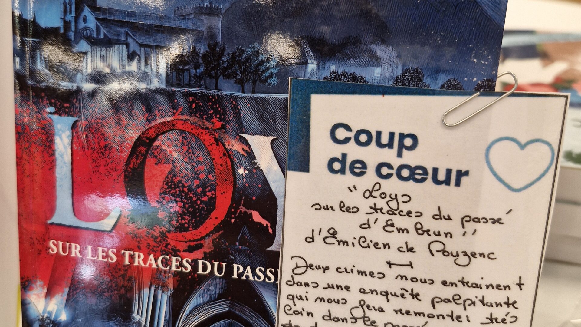 LOYS Coup de cœur  à Cultura !