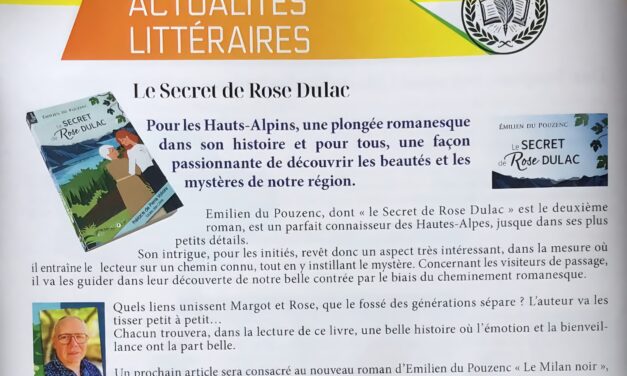 Pour les Hauts Alpins, une plongée romanesque dans son histoire…
