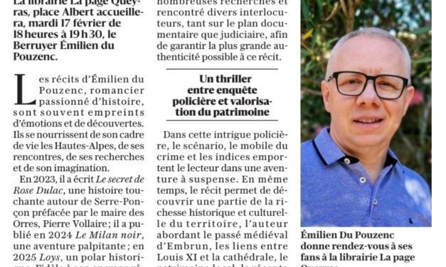 Article Dauphiné 02 2026