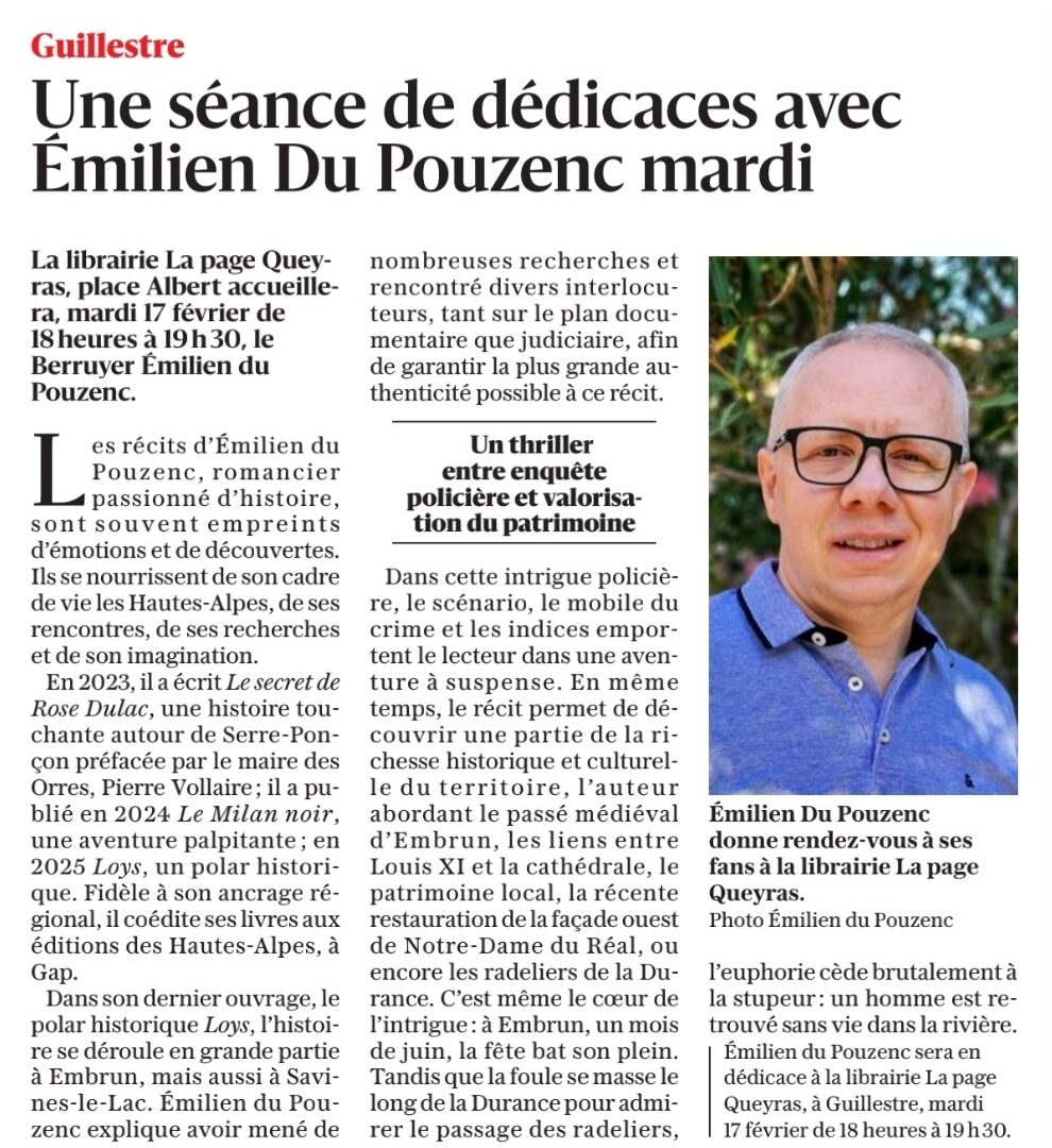 Article Dauphiné 02 2026