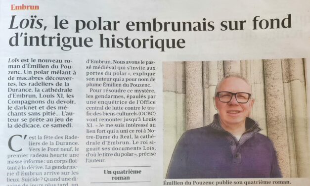 Bel article dans le Dauphiné Libéré pour la sortie de LOYS !
